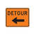 M4-9L | Detour (Left Arrow) | 30x24