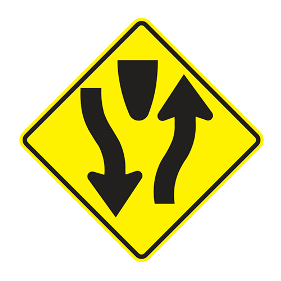 two way traffic sign idaho