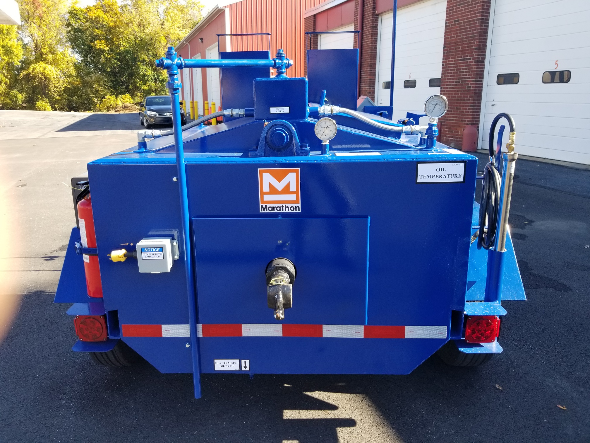 New Cumberland Borough Asphalt Kettle Trailer Delivery U.S. Municipal