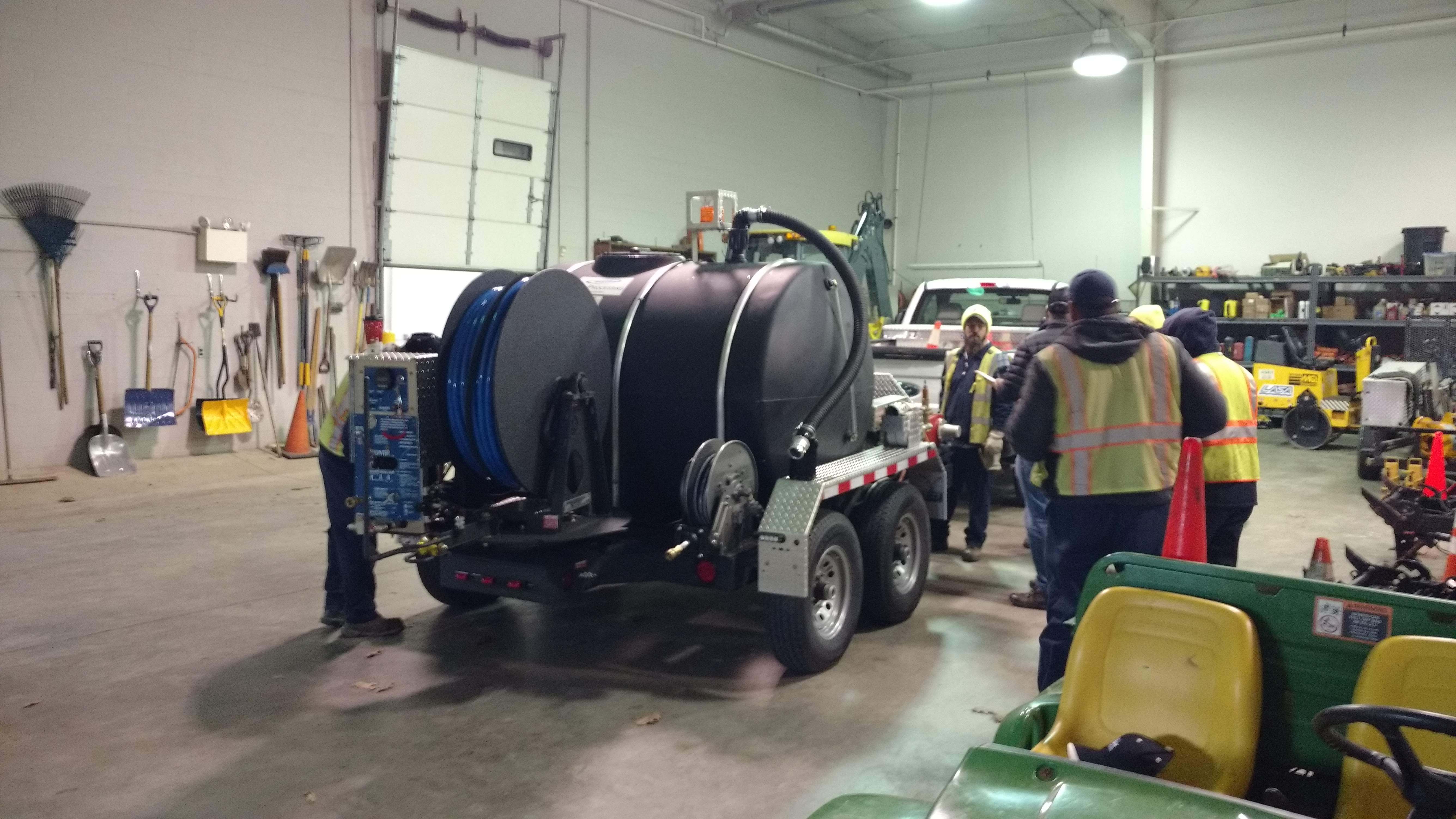 Lancaster Area Sewer Authority (LASA) New 700 Gallon PipeHunter Trailer Mount Jetter U.S