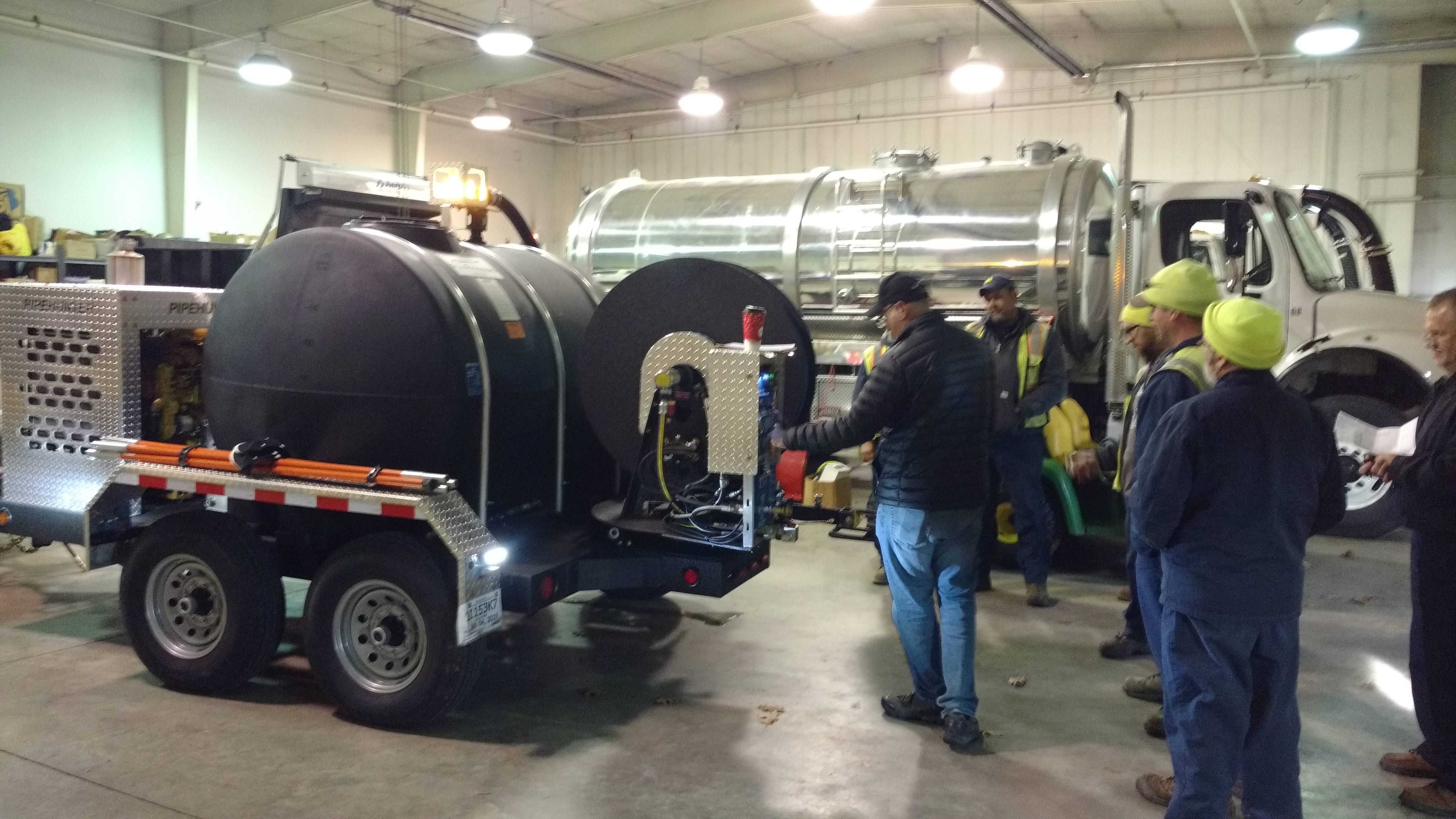 Lancaster Area Sewer Authority (LASA) New 700 Gallon PipeHunter Trailer Mount Jetter U.S