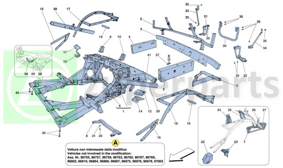 06. Ferrari 458 Italia LH BRACKET (Chassis-256195)