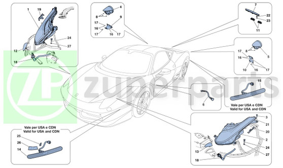 03. Ferrari 458 Italia SCREW 6X14 (Headlights-11625624)