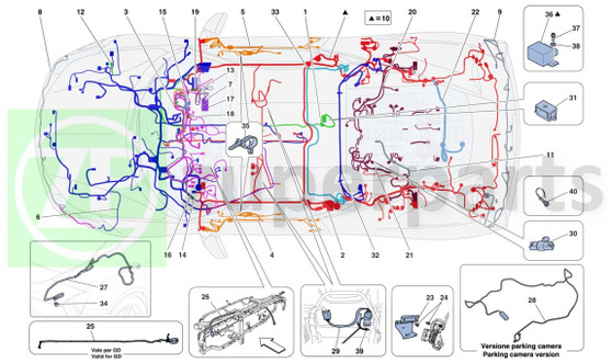 02.d Ferrari 458 Italia REAR CABLE (Main-277248)