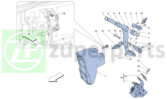 09. Ferrari 458 Italia DRILLED PLATE (Complete-240987)