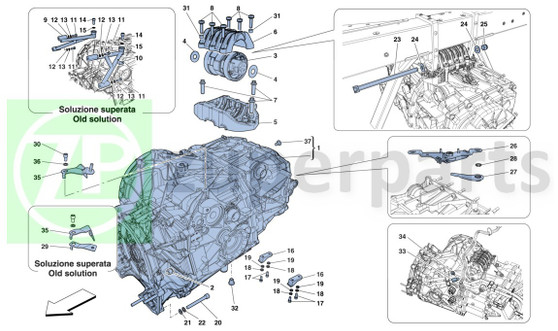 Ferrari 263938, DUAL CLUTCH GEARBOX COMPLETE | Zuperparts