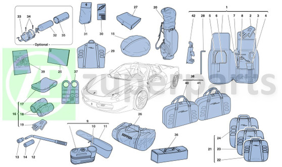 02. Ferrari 458 Spider GLOVES (Tools-65253300)