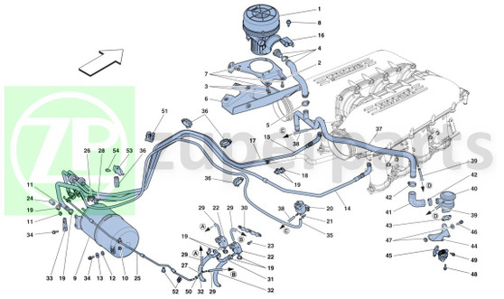 23. Ferrari 458 Spider SCREW 5X14 (Secondary-85833700)