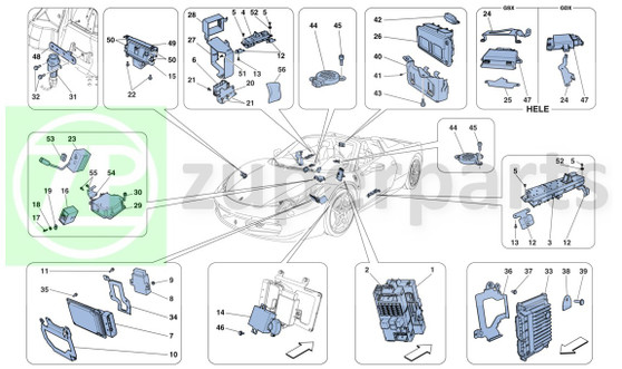 07. Ferrari 458 Spider MAGNERIDE ECU (Vehicle-279298)