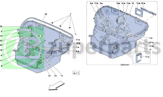 25. Ferrari 458 Speciale WASHER (FRONT-12640678)