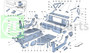 14. Ferrari 458 Spider RH BRACE BETWEEN TORQUE BOX AND TUNNEL (Central-280525)