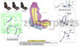 09. Ferrari 458 Speciale RH UPPER OUTER PLATE Leather (RACING-834877)