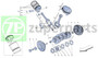 10. Ferrari 458 Speciale TORSION DAMPER FASTENER SCREW (CRANKSHAFT-196216)