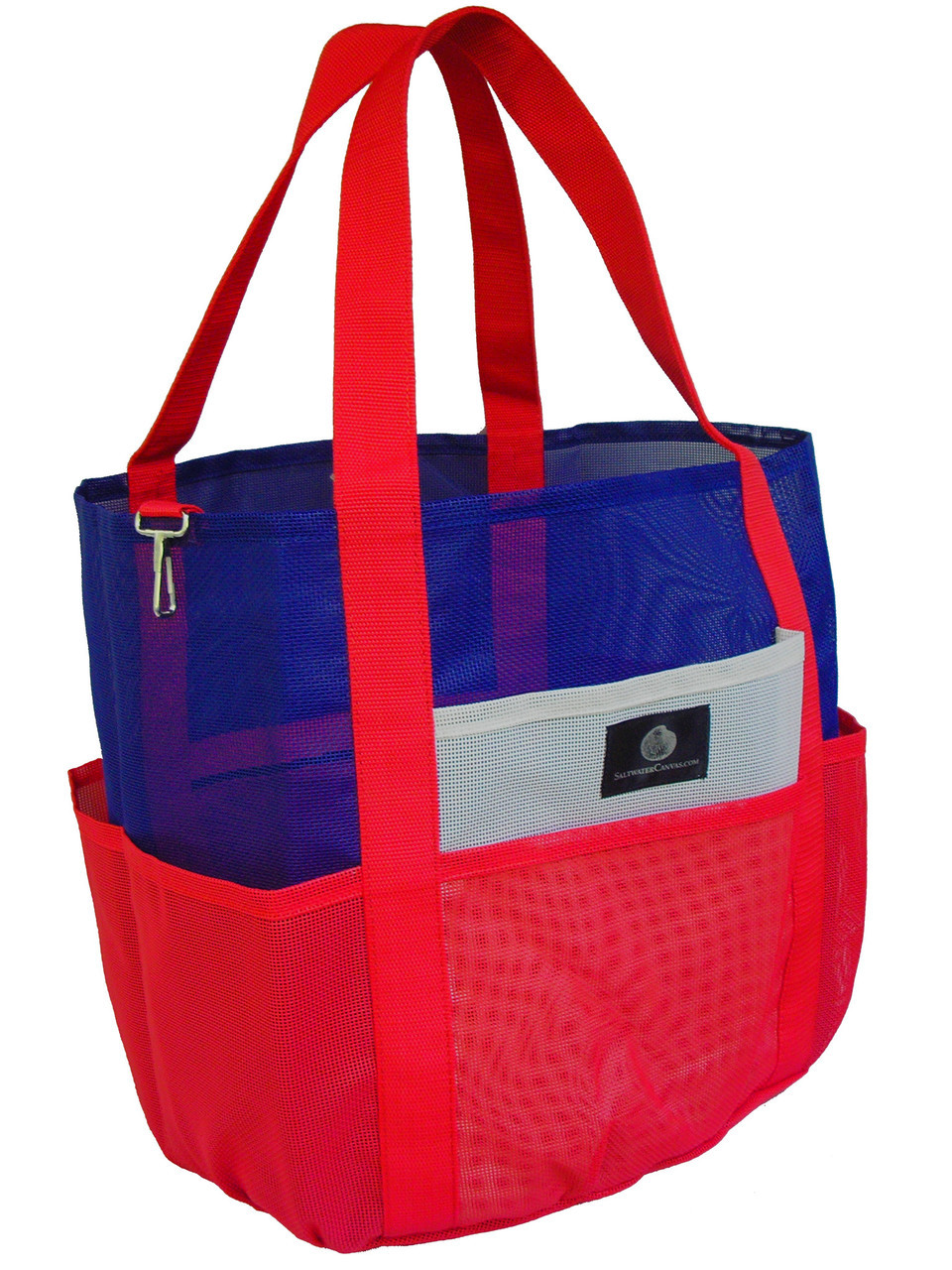 saltwater canvas whale bag