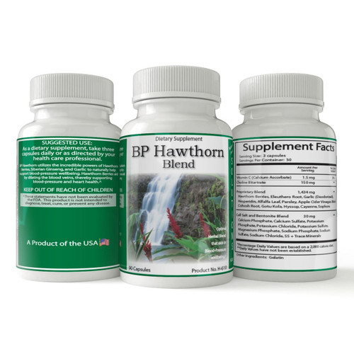 BP Hawthorn Blend | Natural Blood Pressure Support, Gotu Kola, Ginseng