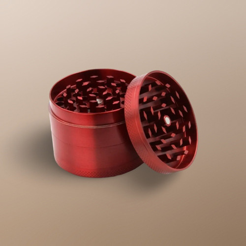 Travel Size Tobacco Grinder (Red)