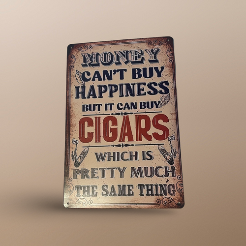 Man Cave Cigar Sign #1