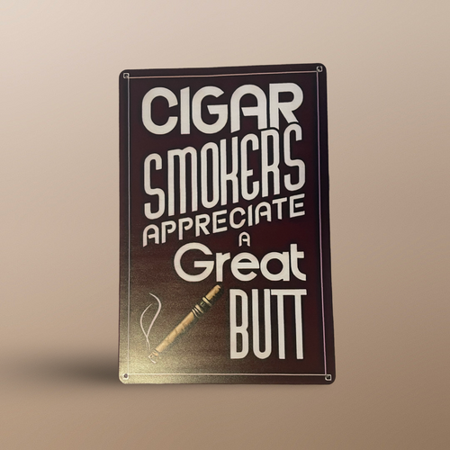 Man Cave Cigar Sign #2
