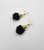 Black pendo earrings