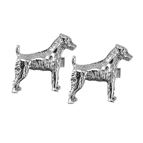 Jack Russell Terrier Cufflinks - Rough