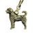 Labradoodle Brass Zipper Pull