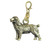 Field Spaniel Brass Zipper Pull