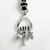 Stirrup Pendant with 3 horse charms