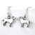 Labrador Retriever Earrings with French Wires all sterling silver