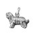 Bearded Collie Medium Charm