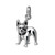 French Bulldog Medium Charm