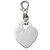 Sterling Silver Heart ID Tag - engrave both sides