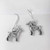 Rat Terrier Sterling Silver Earrings