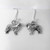 Sterling Silver Leonberger Earrings