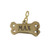 Good Dog Bone ID Tag in Brass - Back of Tag