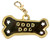 Good Dog Bone ID Tag Brass