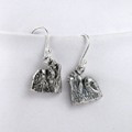 Maltese Earrings Sterling Silver Dog Earrings