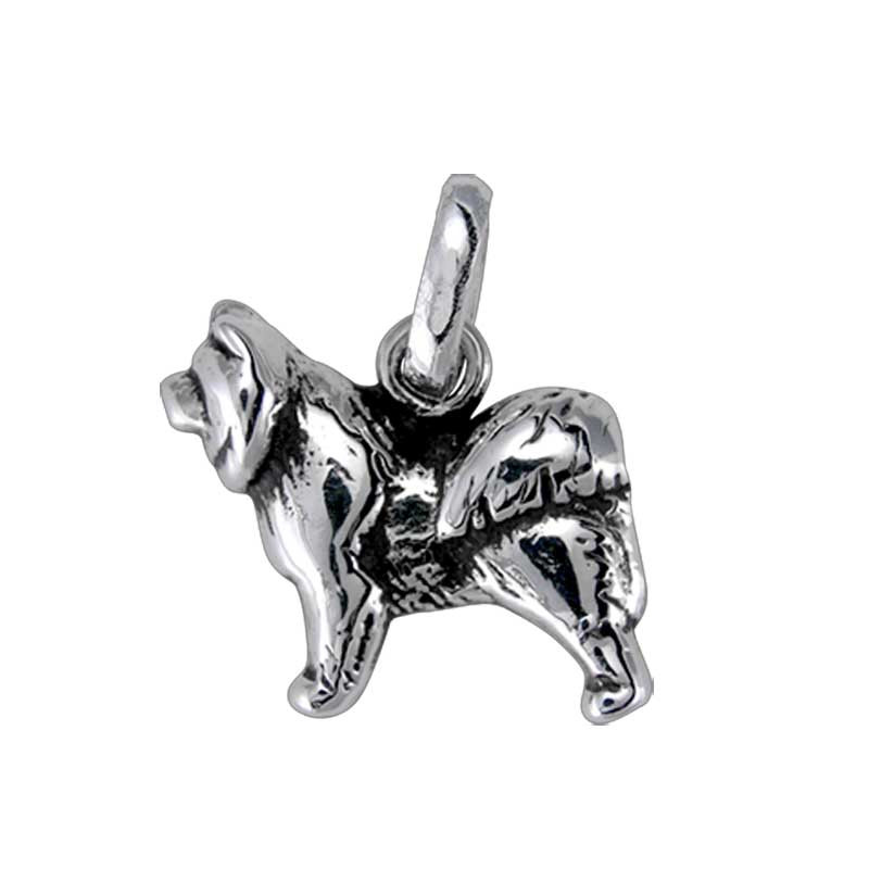 Chow Chow Dog Charm | Sterling Silver Dog jewelry