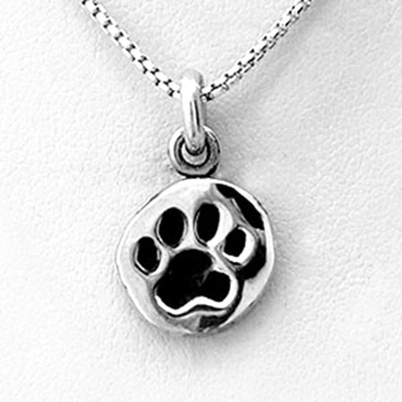 Sterling Silver Cz Dog Paw Print Heart Necklace for Women Ginger Lyne  Collection - Walmart.com