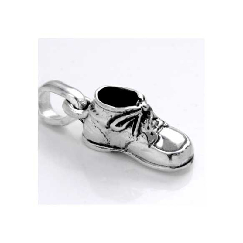 SILVER Letter Shoe Charms