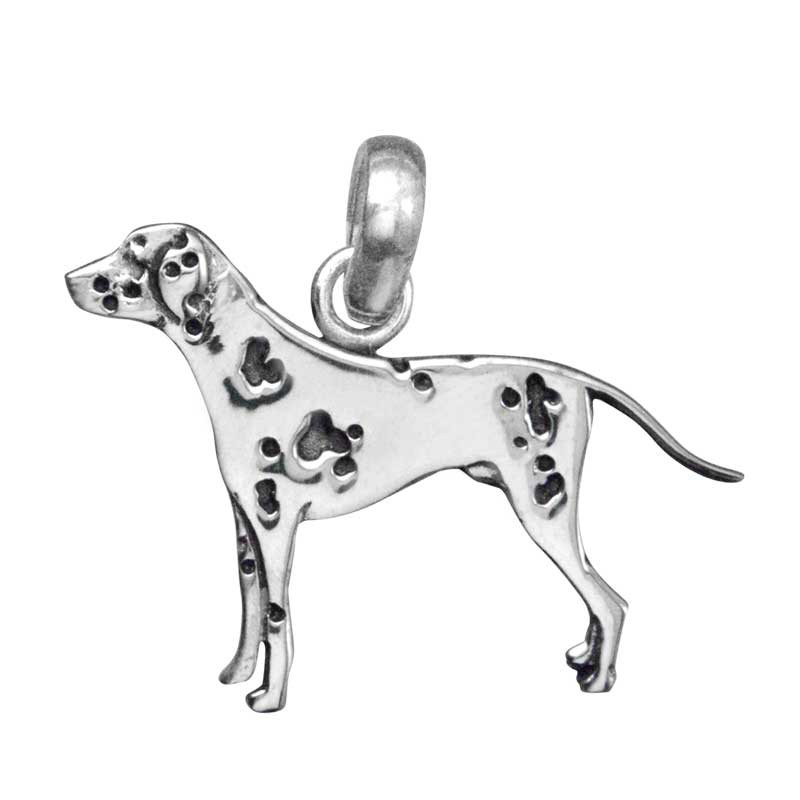 Dalmatian Dog Keyring Charm