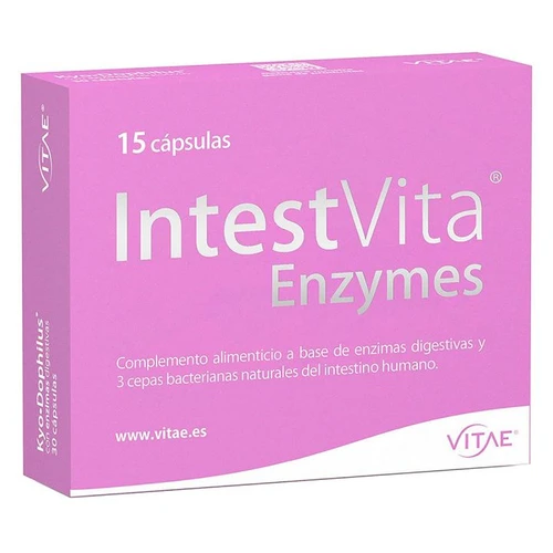 VITAE INTESTVITA ENZYMES 15 CAPSULAS