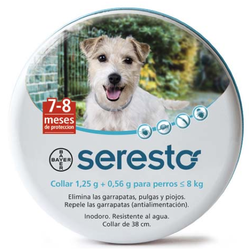 Bayer seresto collar perros pequeños