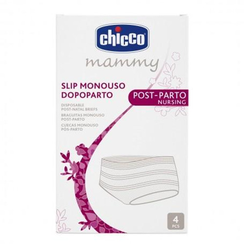 CHICCO MAMMY. BRAGUITA DESECHABLE POSTPARTO. Pack de 4 Piezas.