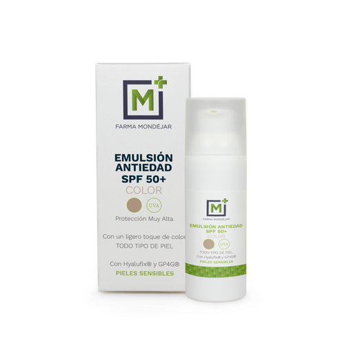 Emulsión Antiedad SPF50+ Color FARMA MONDEJAR