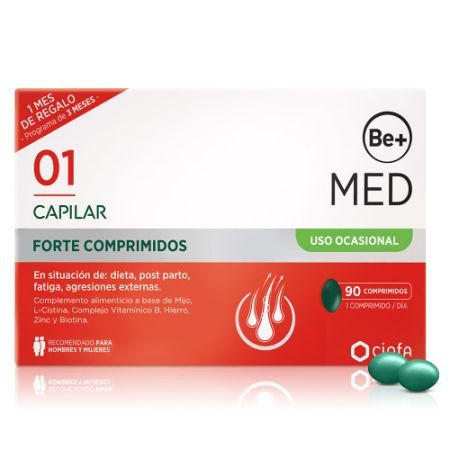 Be+ Capilar Anticaida Comprimidos Uso Ocasional Forte, 90Comprimidos