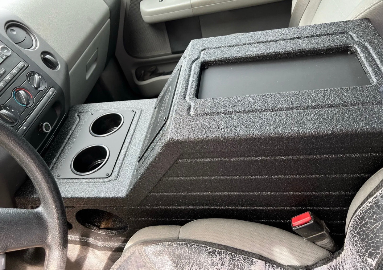 Ford F-150 97-03 Center Console Subwoofer Box 1x8 Woofer F150