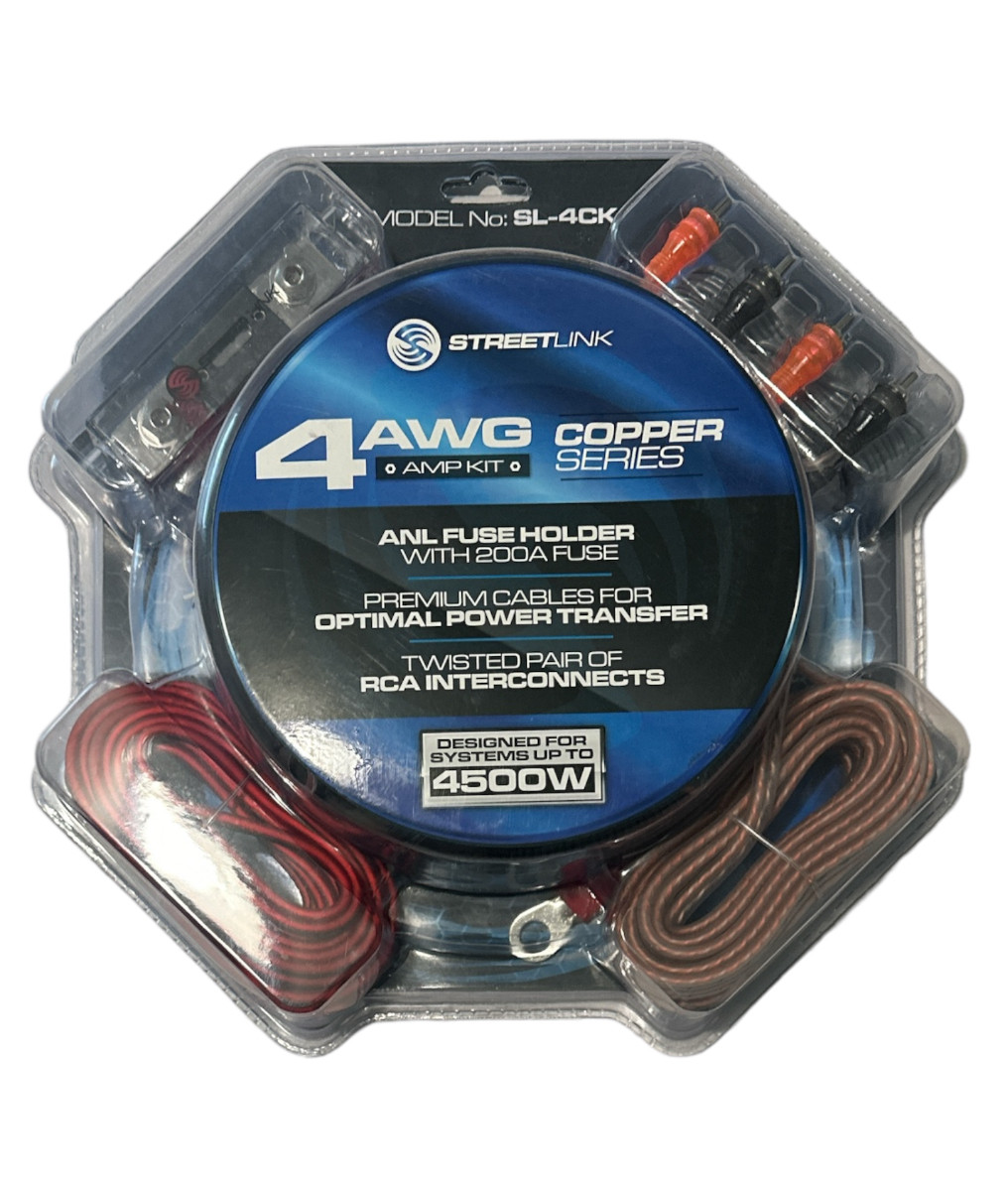 4 AWG copper series /amp kit