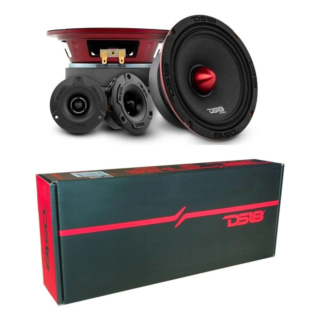 DS18 PRO-X6.4BMPK 2 Loudspeakers and 2 Tweeters Package