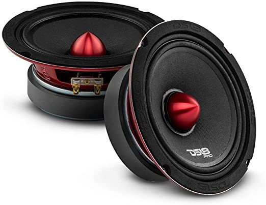 DS18 PRO-X6.4BM 600w Max 6.5" Midrange Speakers With Bullet 4 Ohm