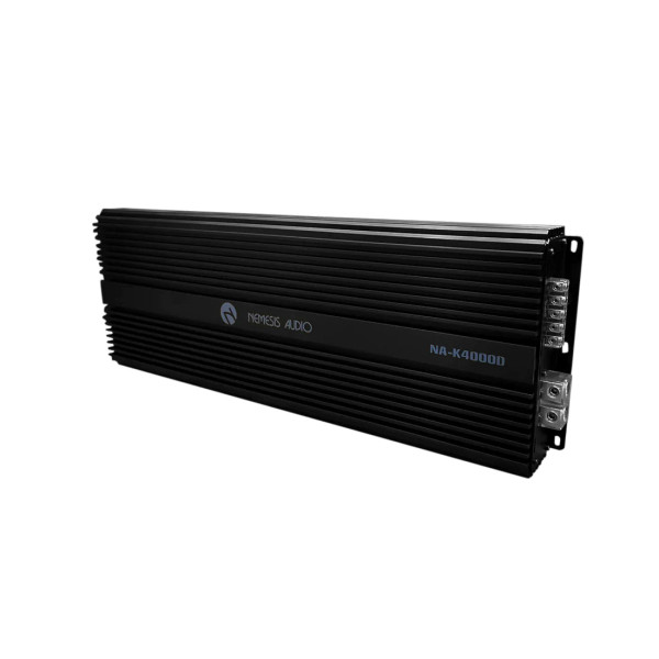 Nemesis Audio NA-K4000D Class D 1-Channel Mono Car Amplifier 4000 Watts at 1-Ohm Made In Korea
